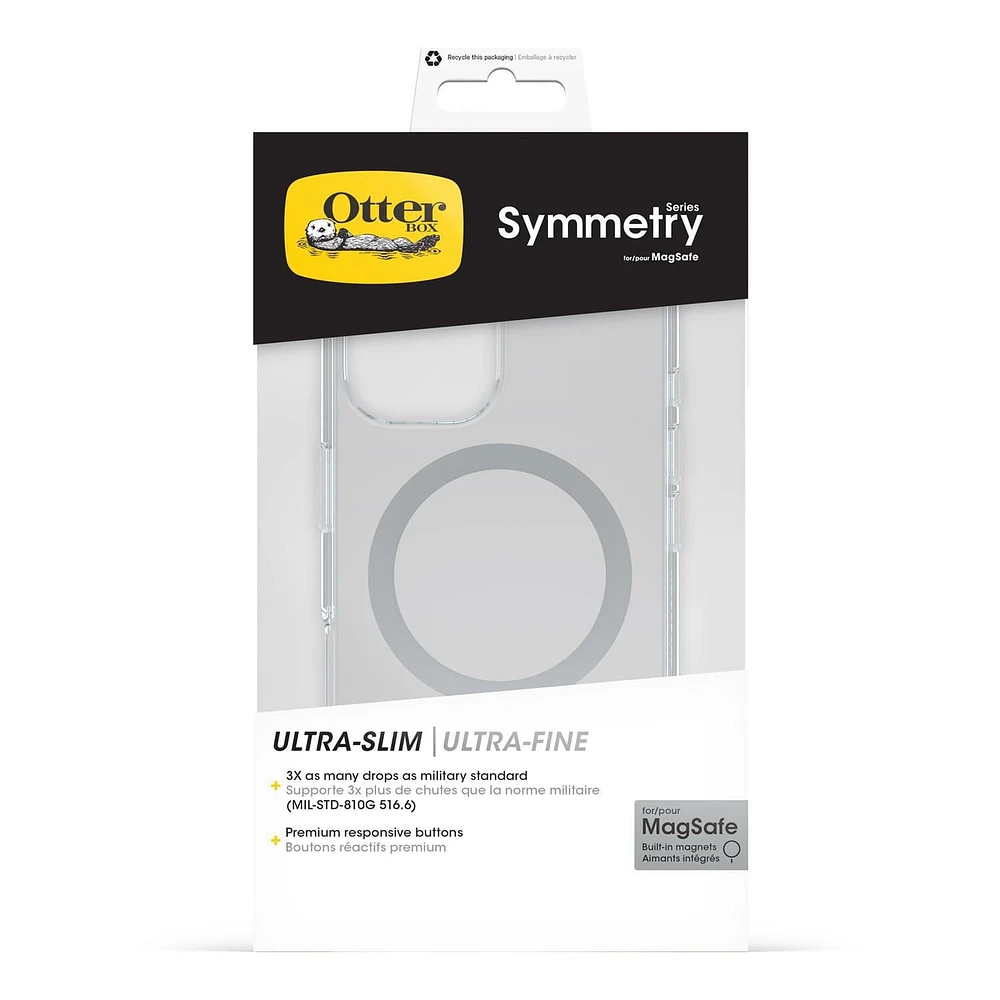 OtterBox Étui Symmetry Clear MagSafe Clear pour iPhone 16 OtterBox Étui