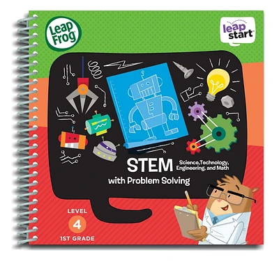Livre d'activités des aptitudes STIM et résolution des problèmes LeapStart de LeapFrog de première année