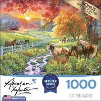 ABRAHAM HUNTER 1000 Piece Puzzle September Pasture