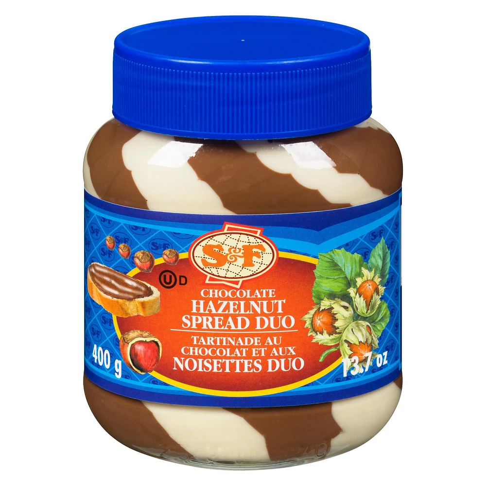 S&F Chocolate Hazelnut Spread Duo, Chocolate Hazelnut Spread Duo