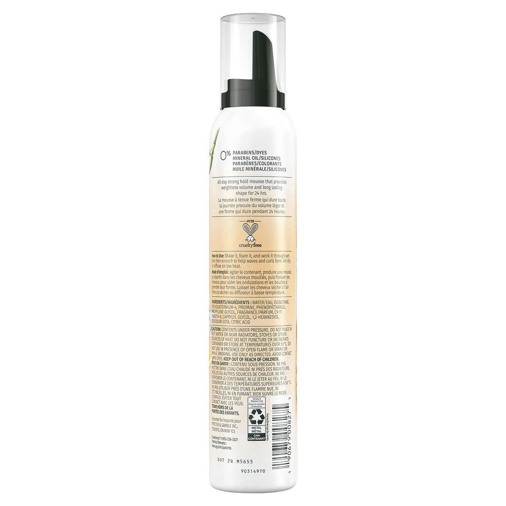 Mousse volumisante Herbal Essences, volume non alourdissant, mousse qui tient toute la journée pour cheveux fins 192G