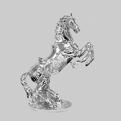 Statue de cheval sauteur, meuble canadien, bonne chance, cadeau, vibrations positives, pièce d'exposition décorative.