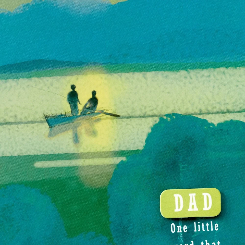 Carte Hallmark de la fête des Pères pour papa, de la part de sa fille ou de son fils (« Love That Always Comes Through »)