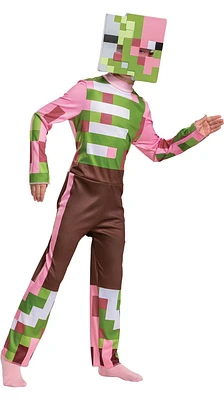 Déguise Minecraft Zombie Pigman Costume Enfant Taille Petit
