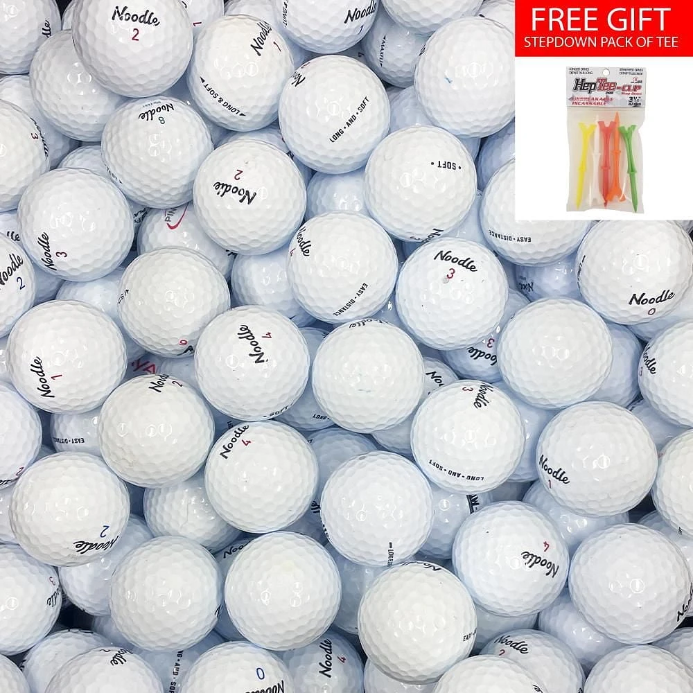 Mulligan - 88 balles de golf récupérées Noodle  AAA, Blanc