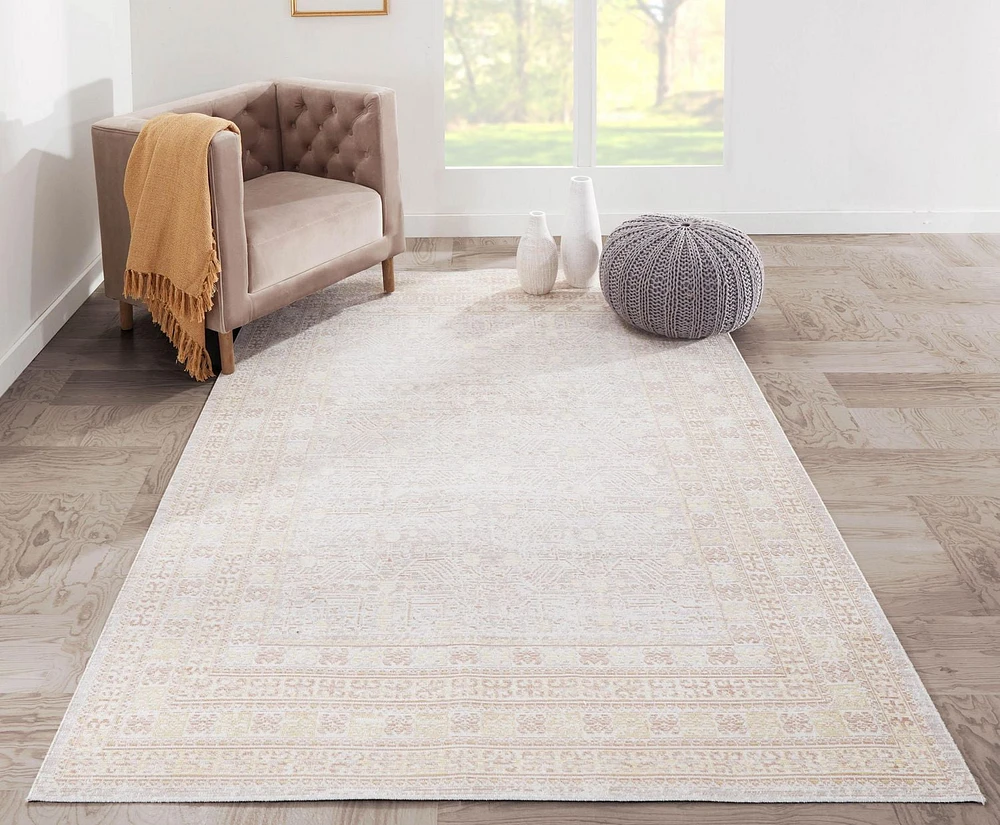 ECARPET Valeria 9'3" x 11'10" Traditional Area Rug for Living Room, Bedroom, Dining Room, Entrance, Hallway and More.