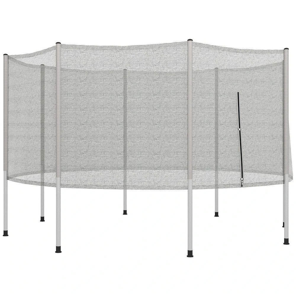 Soozier 14ft Frence Replacement Round Trampoline Enclosure(Net Enclosure Only)