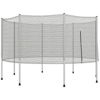 Soozier 14ft Frence Replacement Round Trampoline Enclosure（Net Enclosure Only）