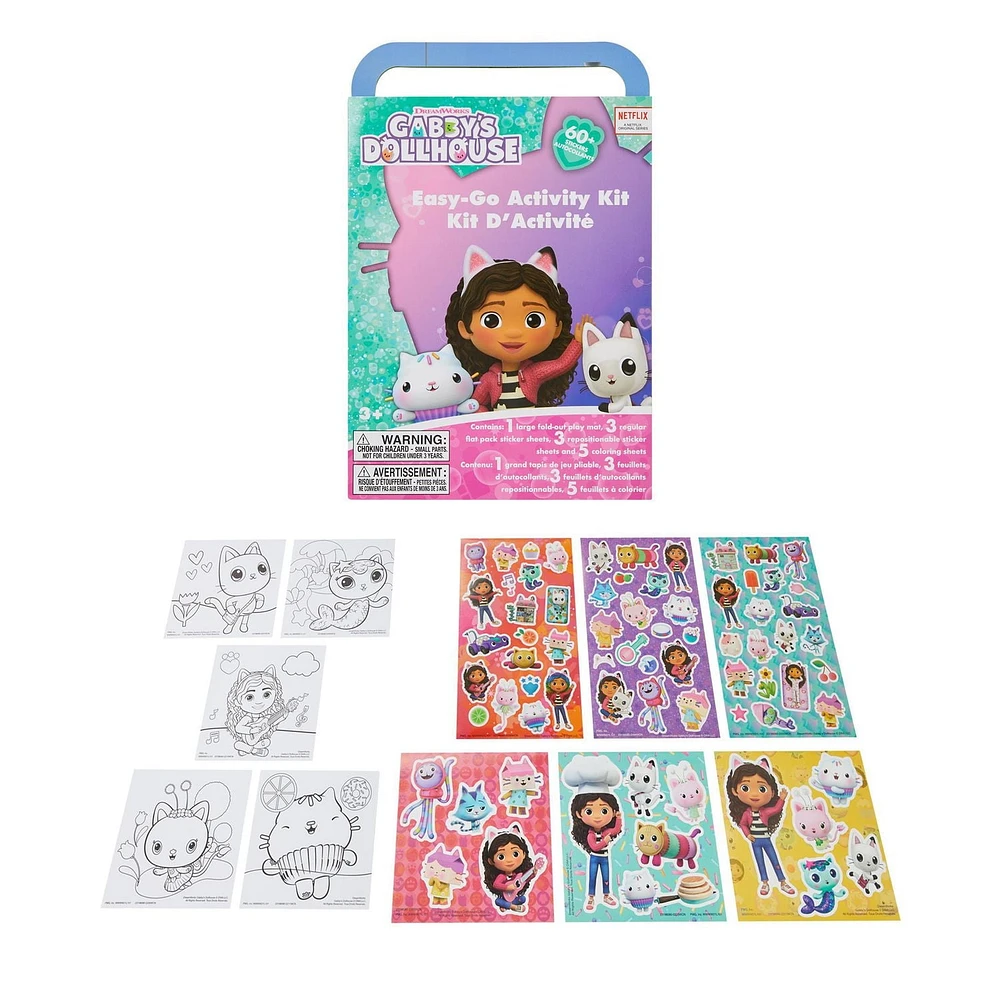 Autocollant et Livre d'activités Easy Go pour la Maison de Poupée de Gabby Gabby Autocollants