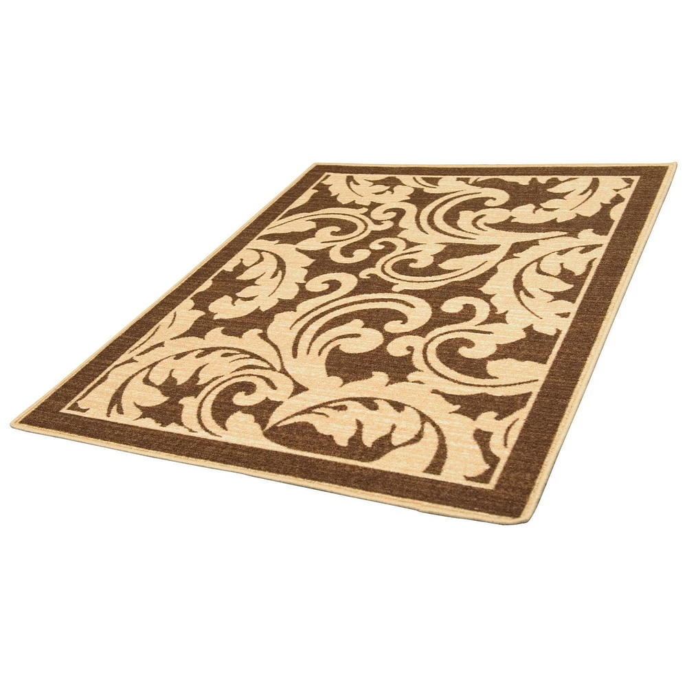 MAINSTAYS Stratton Brown Mat, 3'x4', stain resistant