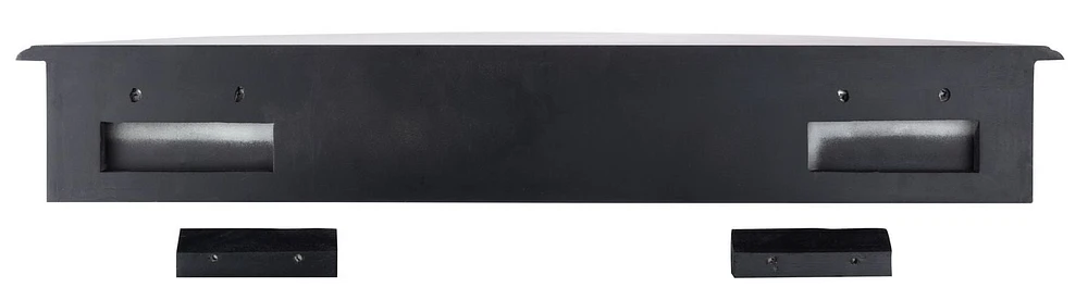 kieragrace Providence Morris Half Moon Shelf - Black, Matte Finish