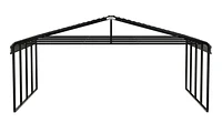 Arrow Abri d'auto 20 pi x 20 pi x 9 pi Charbon