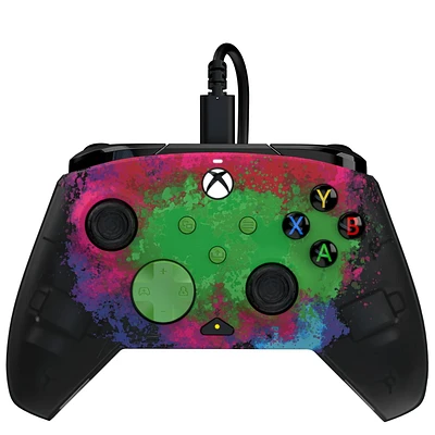 PDP REMATCH GLOW Advanced Wired Controller: Space Dust - Xbox Series X|S, Xbox One, & Windows 10/11
