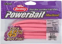 Berkley PBMSTG5-BGM PowerBait MaxScent The General, Slow Fall of Stick Bait, wiggle action, 5" 8 count per bag, Bubblegum, PowerBait MaxScent The General, Bubblegum