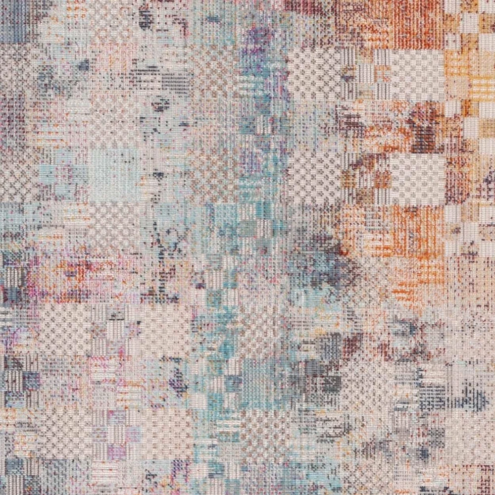 SAFAVIEH Rainbow Jamel Tapis Abstrait Intérieur/Extérieur
