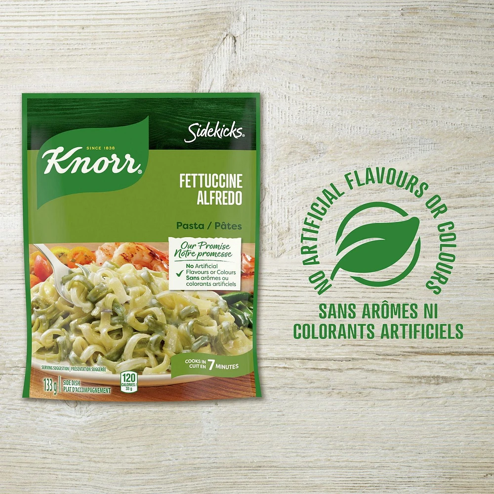 Knorr Sidekicks Fettuccine Alfredo Pasta Side Dish, 133 g Side Dish