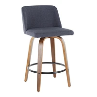 Tabouret à hauteur de comptoir Toriano de LumiSource, Ensemble de 2