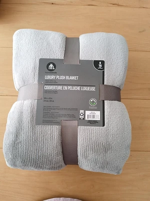 COUVERTURE EN PELUCHE LUXUEUSE