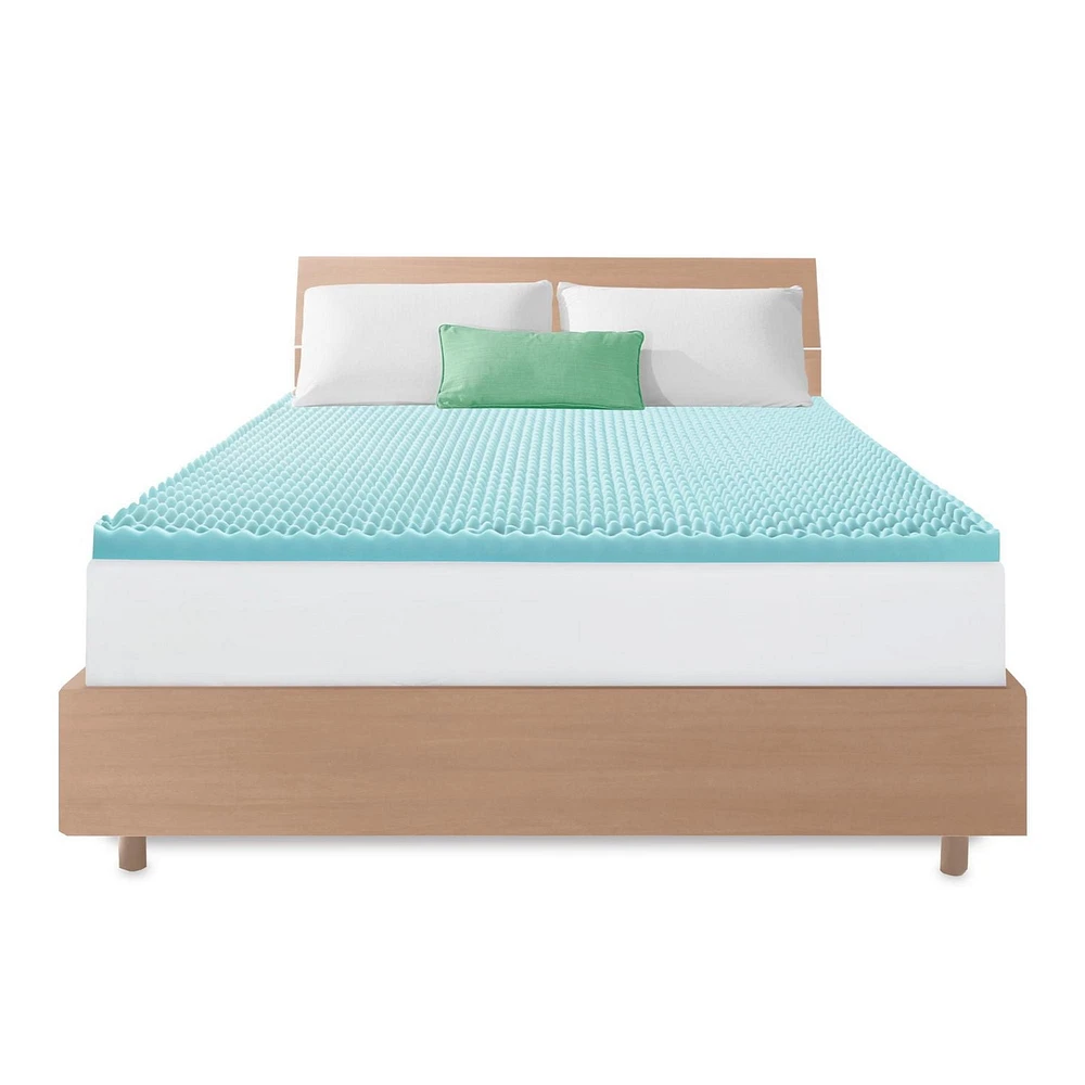 COMFORZEN® 2.75-inch Gel Fusion Memory Foam Mattress Topper TXL