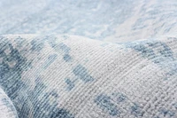 ECARPETGALLERY 4'9" x 6'10" Contemporary Galleria Hand Loomed Area Rug for Living Room, Dining Room and Bedroom in Blue