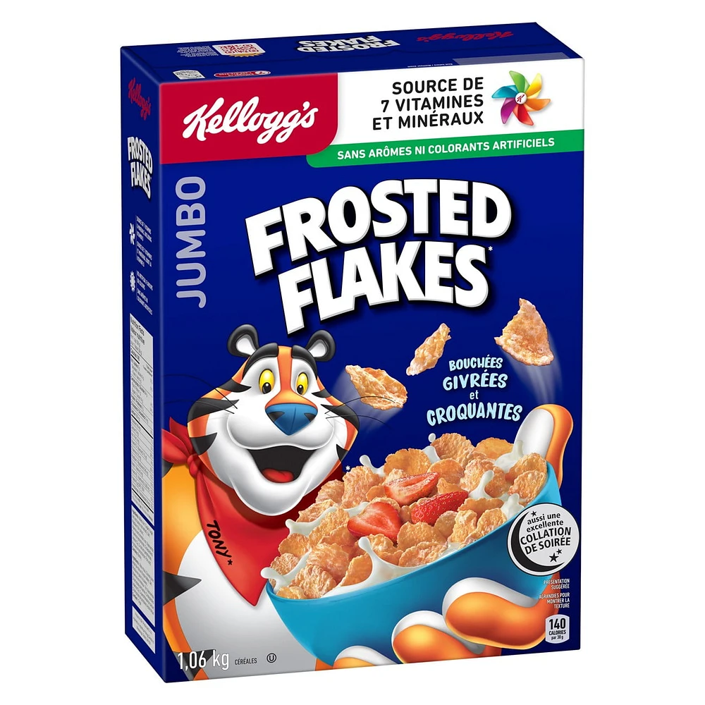 Céréales Kellogg's Frosted Flakes, 1,06 kg (format géant)