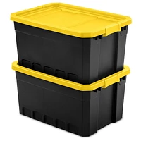 Sterilite Boîte Empilable 72L- Jaune