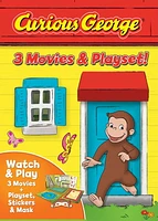 Curious George: 3 Movies & Playset