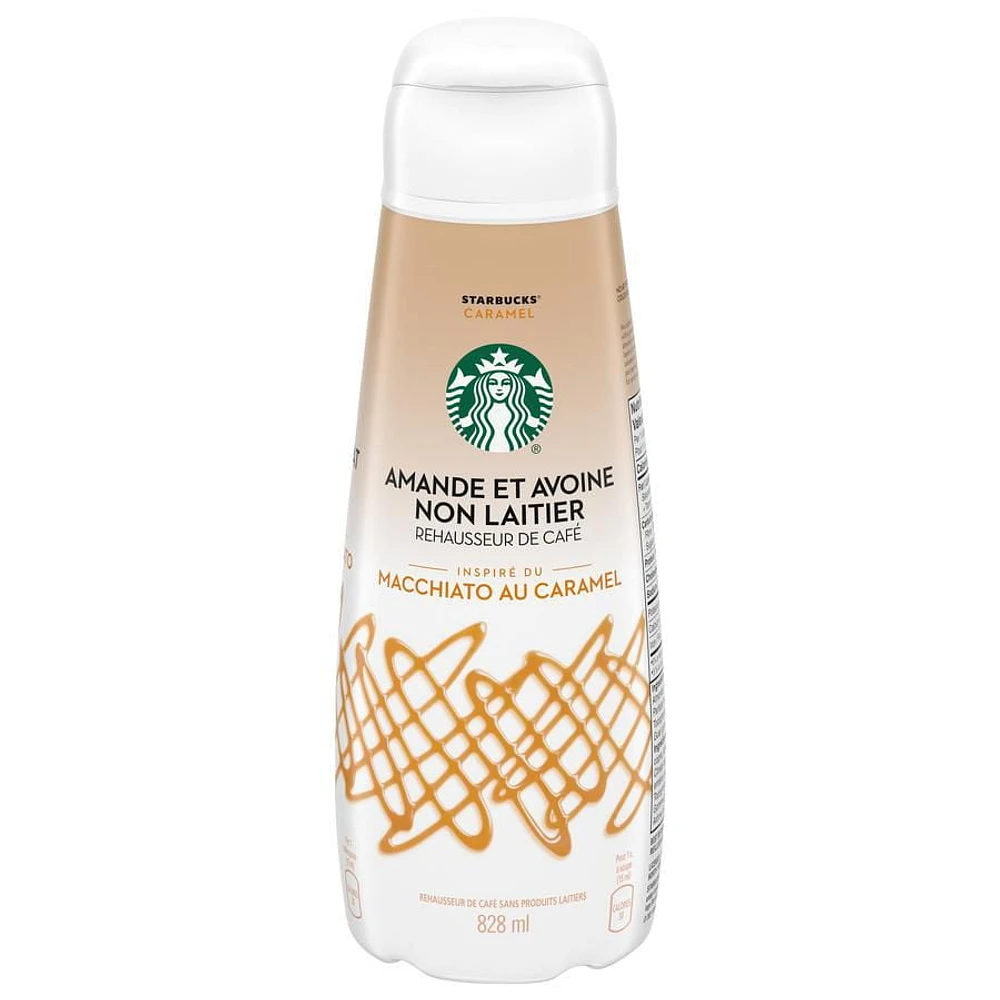 STARBUCKS Almond and Oat Non Dairy Caramel Macchiato Coffee Enhancer 828 ml, 828ml