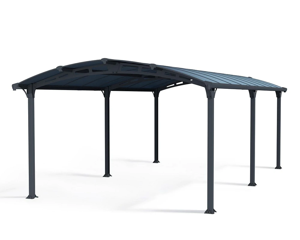 CANOPIA par PALRAM Arcadia Abri d'auto gris 12 pi x 21 pi
