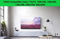 Techly 13" to 37" Fixed LCD/LED TV Wall Mount - VESA up to 200x200 mm - Holds up to 35 kg - Black