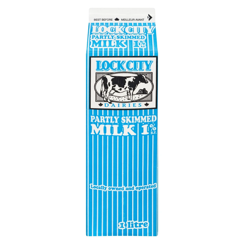 1L 1% Lock City Dairies Milk, 1L 1% Lock City Dairies