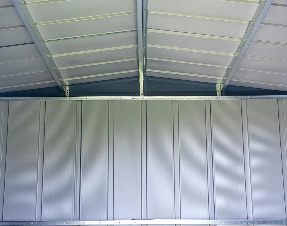 Arrow Abri de rangement classique en acier, 10 x 12, bleu gris