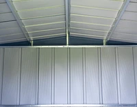 Arrow Abri de rangement classique en acier, 10 x 12, bleu gris