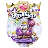 Hatchimals CollEGGtibles, Royal Multipack with 4 Hatchimals and Accessories, for Kids Aged 5 and Up (Styles May Vary)