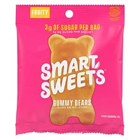 SmartSweets, Fruity Gummy Bears, 50g Pouch, Candy with no artificial sweeteners or added sugar