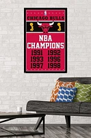 NBA Chicago Bulls - Champions 13 Wall Poster, 22.375" x 34"