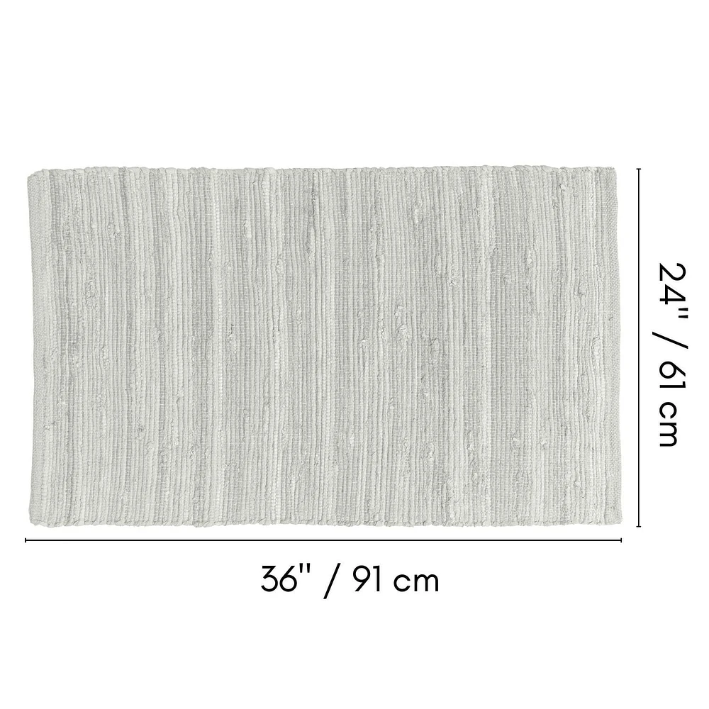 Fabstyles Cotton Solid Rug, Area Rag Rug for Living Room, Hallway, Patio