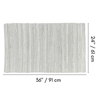 Fabstyles Cotton Solid Rug, Area Rag Rug for Living Room, Hallway, Patio