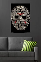 Friday The 13th - Text Mask Wall Poster, 22.375" x 34"