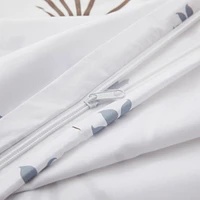 Marina Decoration Ultra Soft Silky Zipper Rich Printed Rayon from Bamboo All Season Duvet Cover Set with Pillowcases