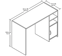 EUBLES DE BUREAU, BUREAU D’ORDINATEUR BUREAU D’ORDINATEUR-FINI ESPRESSO