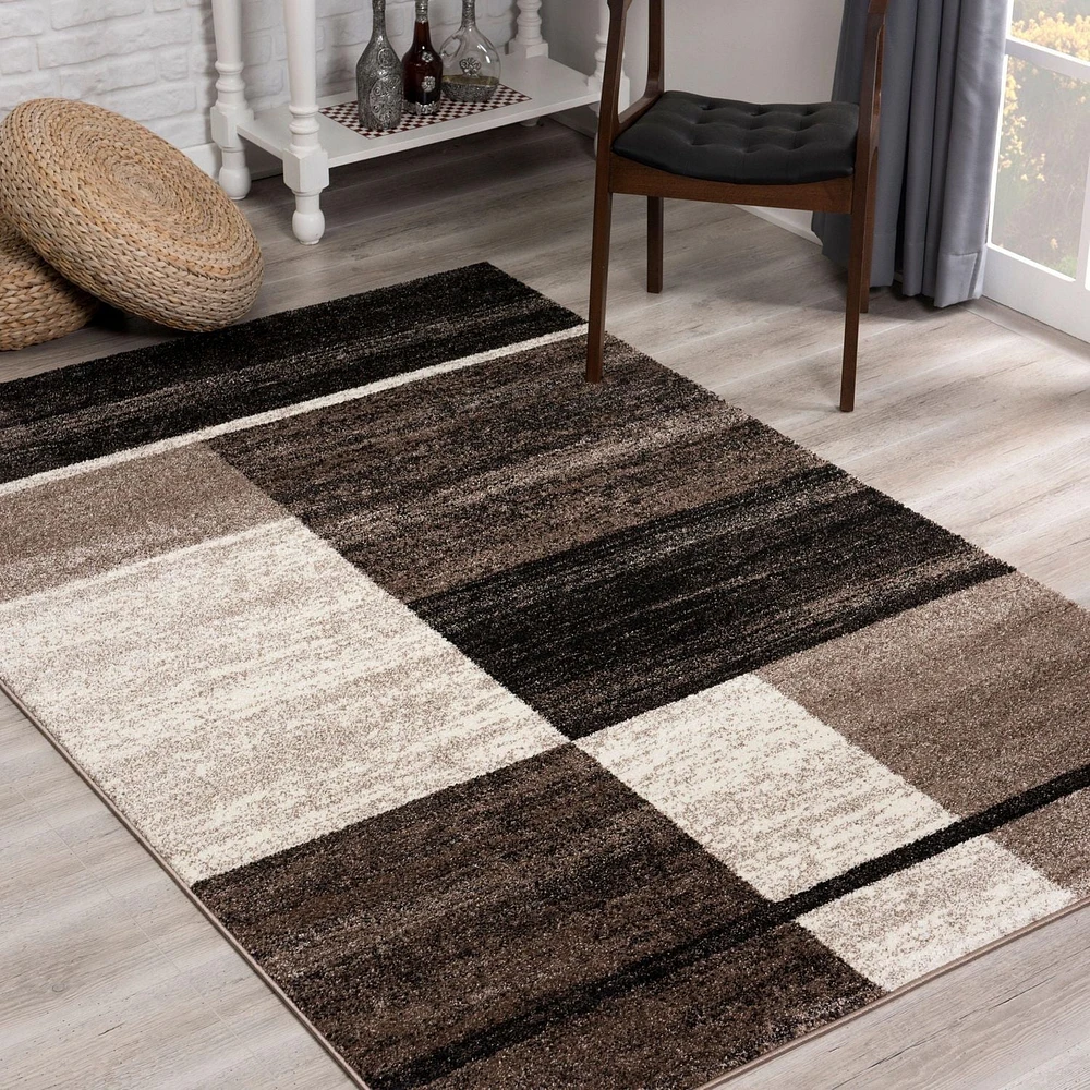 Rug Branch Nova Collection Modern Geometric Area Rug