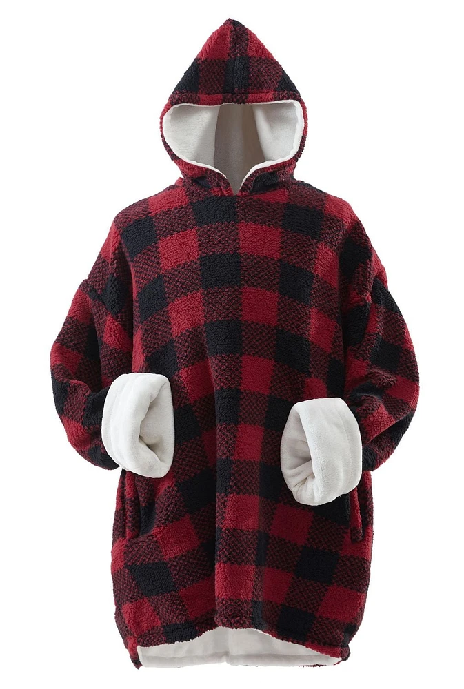 Oversize Sherpa Wearable Blanket Hoodie