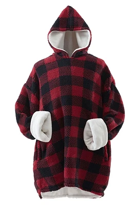 Oversize Sherpa Wearable Blanket Hoodie
