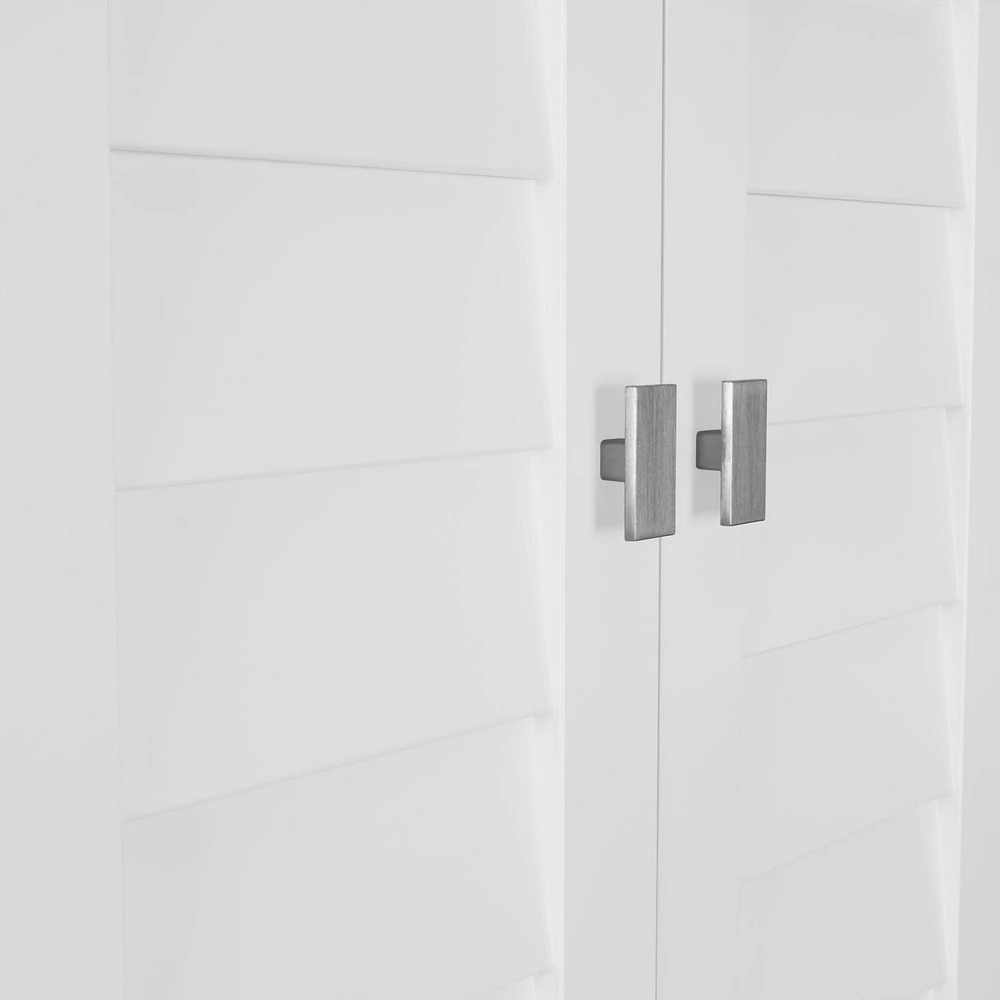 Maison RiverRidge® Brookfield Armoire haute d’angle à deux portes - Blanc