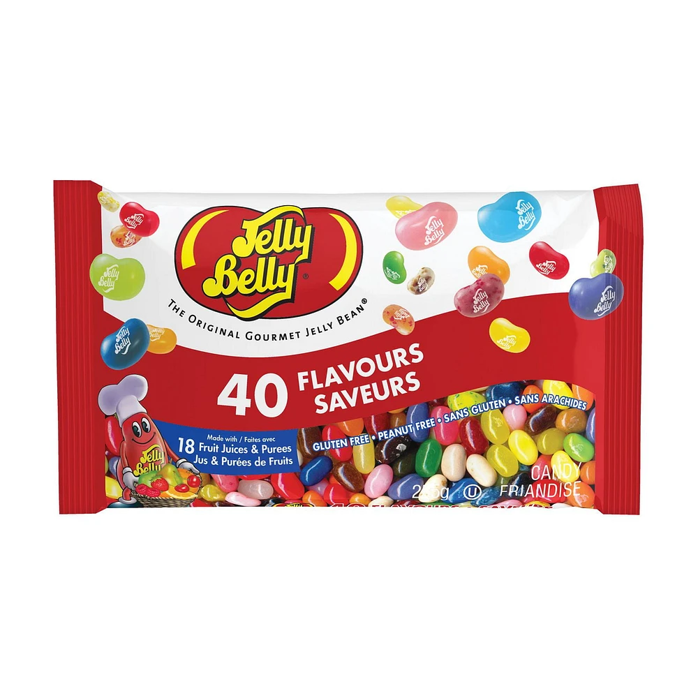 Jelly Belly Assorted Candy Bag, 40 Flavour, 255 g