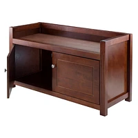 Charleston Storage Bench in Walnut Finish 94040