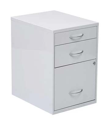 Classeur en métal OSP Designs de 22 po en blanc