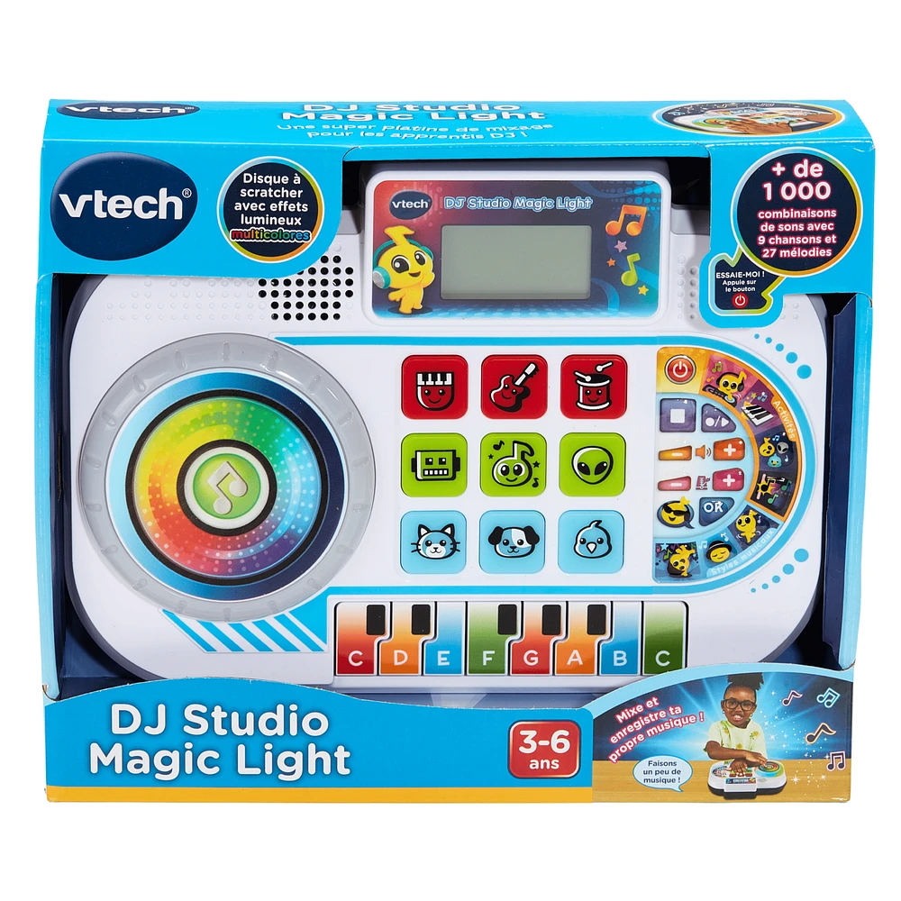 VTech DJ Studio Magic Light - Version française, 3-6 Ans