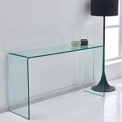 TABLE CONSOLE MOYENNE EN VERRE DE LA COLLECTION HEAVENLY